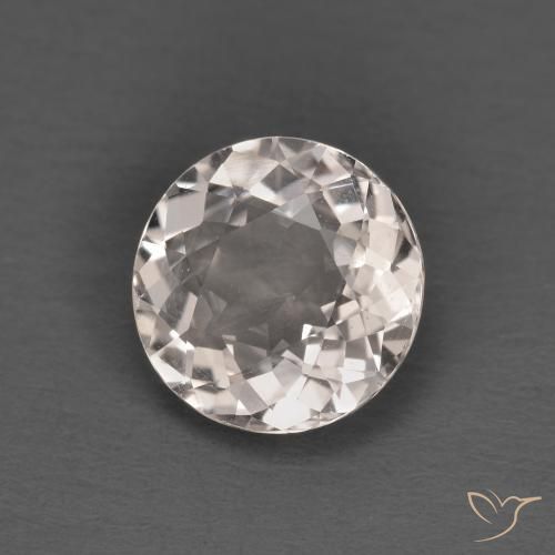 Morganita Rosa salmão Natural 1.28ct, Redondo, VVS-VS