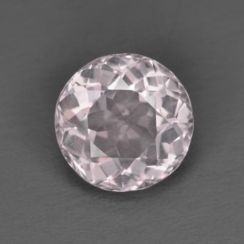 Morganita rosa natural 1,85ct, corte redondo, VVS-VS