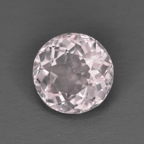 Morganita rosa natural 1,85ct, corte redondo, VVS-VS