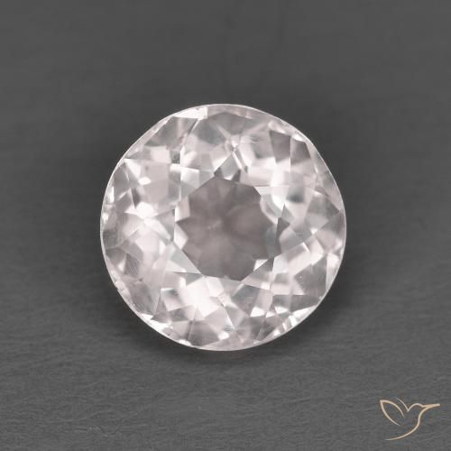 1.47ct Natural Luz rosa Morganita, Redondo, VS