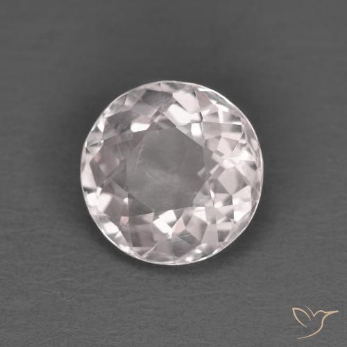 1.23ct Natural Luz rosa Morganita, Redondo, VS