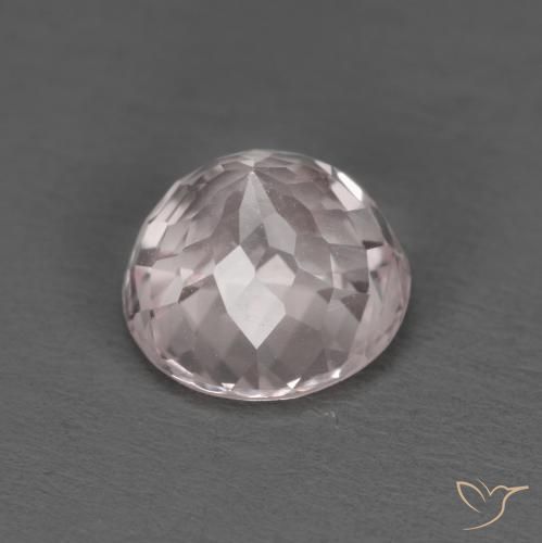 Morganita rosa natural 1,63ct, corte redondo, VS
