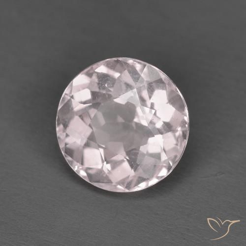 1.45ct Natural Luz rosa Morganita, Redondo, VS