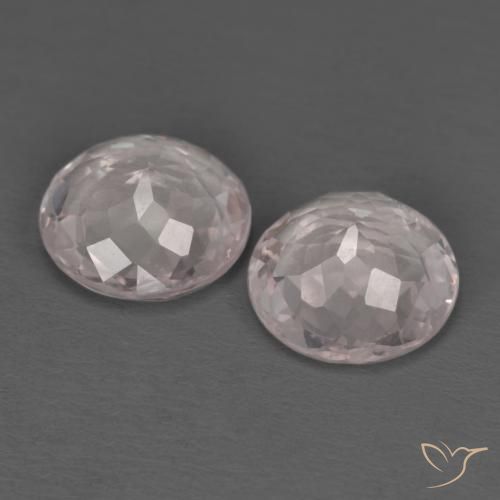 Pedras preciosas de Morganita Luz rosa natural de 2.10 ct, Redondo, VVS-VS