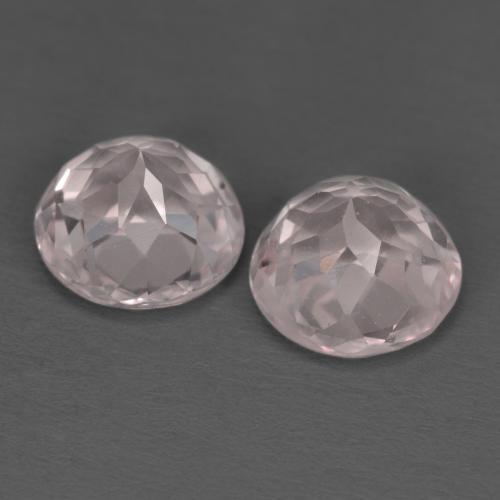 Pedras preciosas de morganita rosa natural de 2,64 ct, corte redondo, VVS-VS