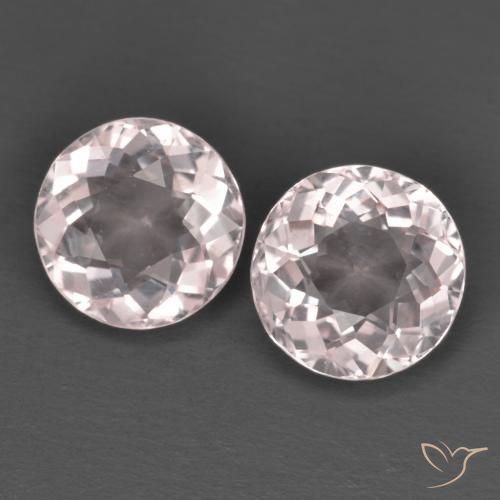Pedras preciosas de Morganita Luz rosa natural de 2.65 ct, Corte Redondo, VS