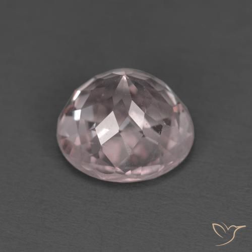 Morganita Rosa Rosa bem claro Natural 1.73ct, Redondo, VVS-VS