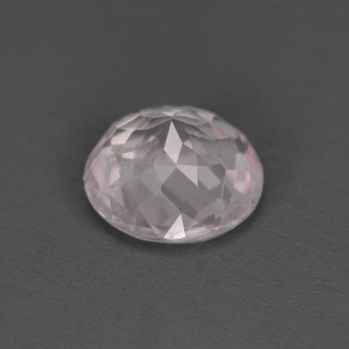 Morganita rosa flamingo natural 1,33ct, corte redondo, VVS-VS