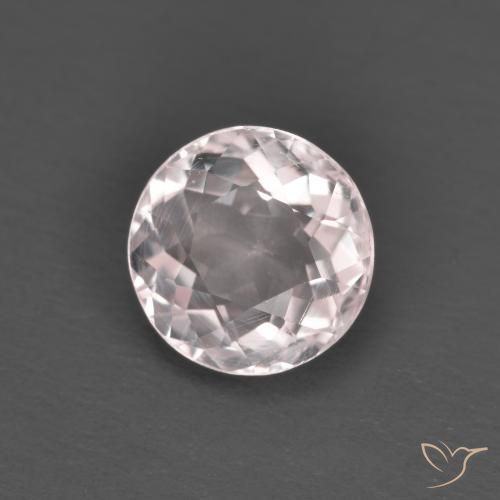 1.35ct Natural Luz rosa Morganita, Redondo, VS