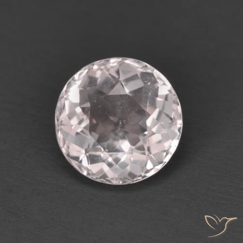 1.47ct Natural Luz rosa Morganita, Redondo, VS