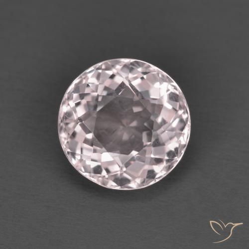 1.60ct Natural Rosa Flamingo Morganita, Redondo, VS