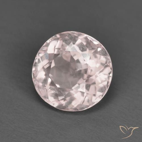Morganita Luz rosa Natural 1.59ct, Redondo, VS