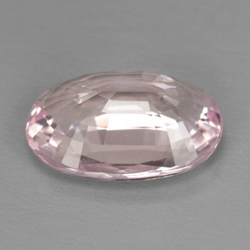 Morganita Rosa chiclete muito claro Natural 6.14ct, Corte Oval, VVS