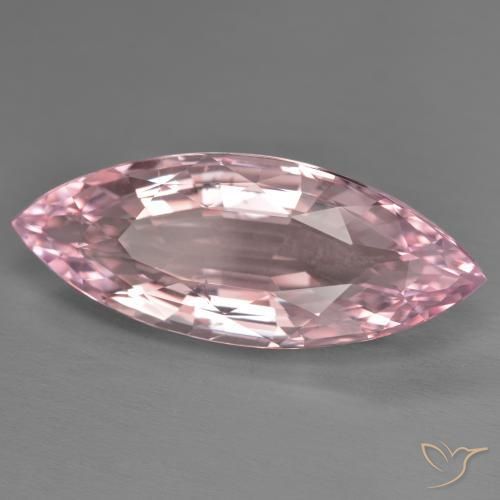 Morganita Rosa Chiclete Claro Natural 13.37ct, Marquesa, VS