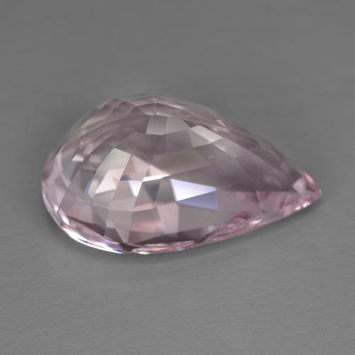 Morganita rosa natural 11,77ct, formato de pêra, VVS