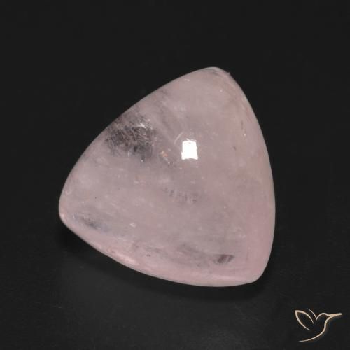 Morganita rosa rosa Natural 5.31ct, Trilhão, Translúcido