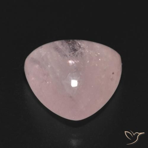 Morganita rosa rosa Natural 5.31ct, Trilhão, Translúcido