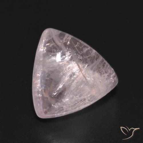 3.68ct Natural Rosa Médio Claro Morganita, Trilhão, Translúcido