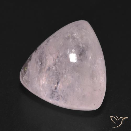 Morganita Coral Rosa Natural 9.27ct, Trilhão, Translúcido