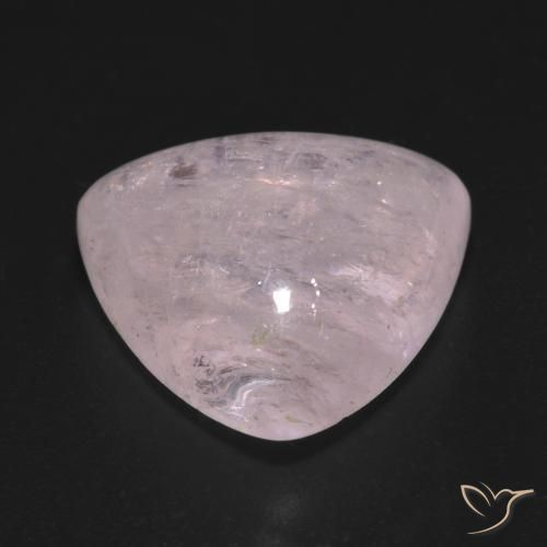 Morganita Coral Rosa Natural 9.27ct, Trilhão, Translúcido