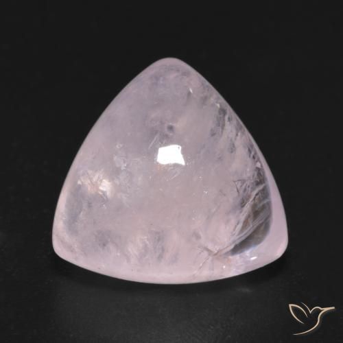 7.43ct Natural Luz rosa Morganita, Trilhão, Translúcido