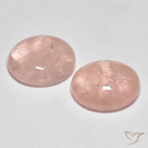 Pedras preciosas de Morganita Luz rosa natural de 15.42 ct, oval, Transparente