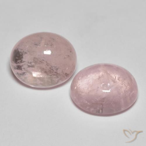 Pedras preciosas de Morganita Medium Light-Pink natural de 10.51 ct, oval, Transparente