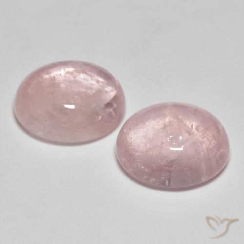Pedras preciosas de Morganita Medium Light-Pink natural de 10.51 ct, oval, Transparente