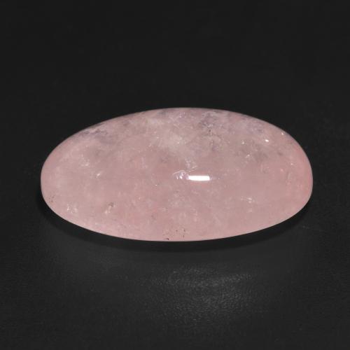 Morganita rosa médio natural 13,64ct, corte oval, translúcido