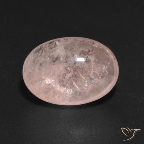 5.07ct Natural Rosa Flamingo Morganita, oval, Transparente