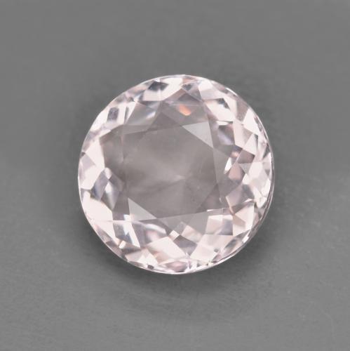 Morganita rosa natural 1,29ct, corte redondo, VVS-VS