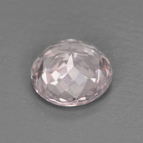 Morganita rosa natural 1,29ct, corte redondo, VVS-VS
