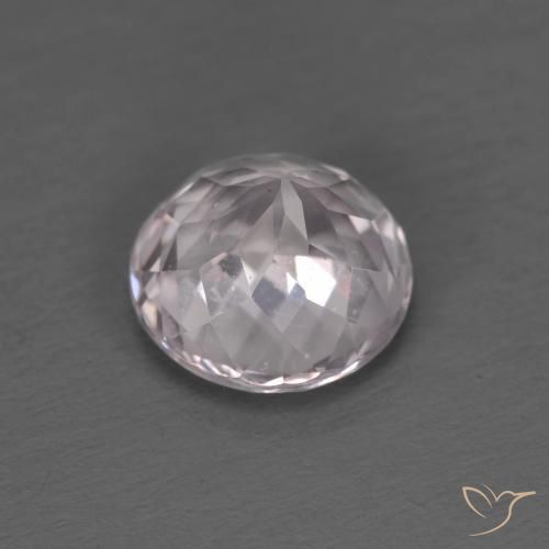 Morganita Rosa Rosa bem claro Natural 1.34ct, Redondo, VVS-VS