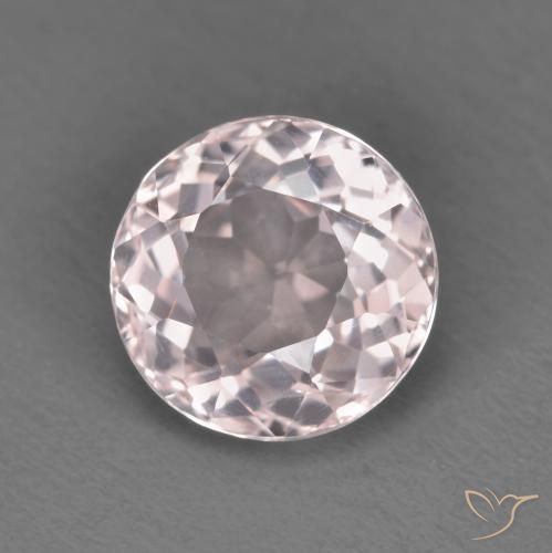 Morganita Luz rosa Natural 1.51ct, Redondo, VS