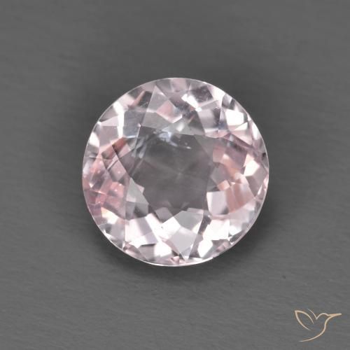 Morganita Rosa Rosa bem claro Natural 1.24ct, Redondo, VS-SI