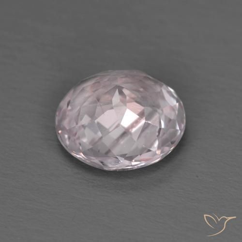 Morganita Rosa Rosa bem claro Natural 1.24ct, Redondo, VS-SI
