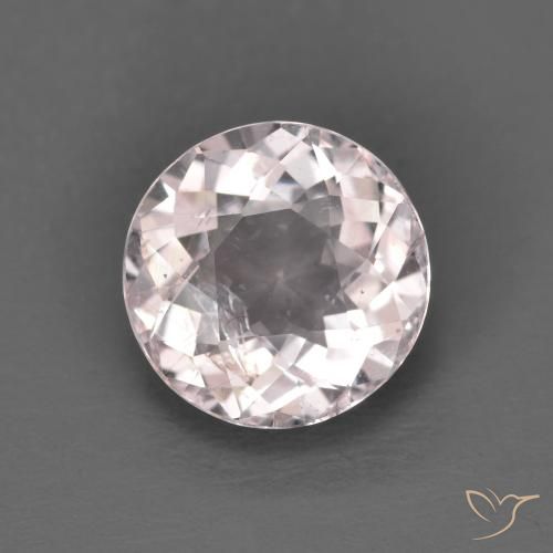 1.43ct Natural Luz rosa Morganita, Redondo, VS-SI