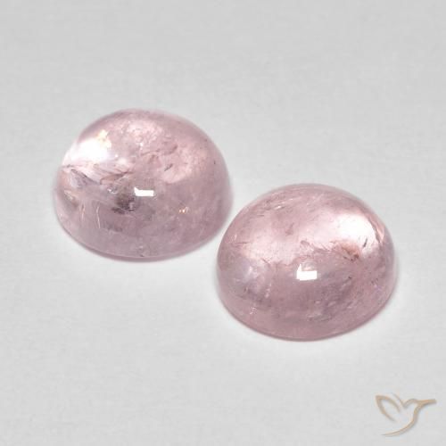 Pedras preciosas de Morganita rosa rosa natural de 4.47 ct, Redondo, Transparente