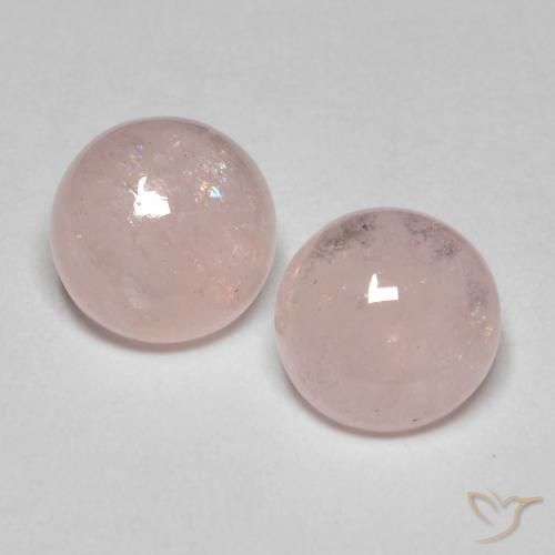 Pedras preciosas de Morganita rosa rosa natural de 4.71 ct, Redondo, Translúcido