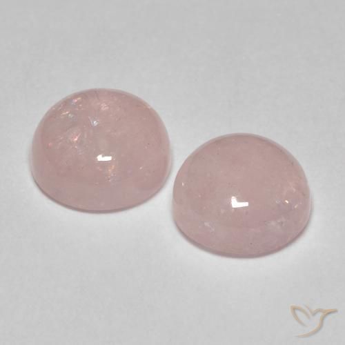 Pedras preciosas de Morganita rosa rosa natural de 4.71 ct, Redondo, Translúcido