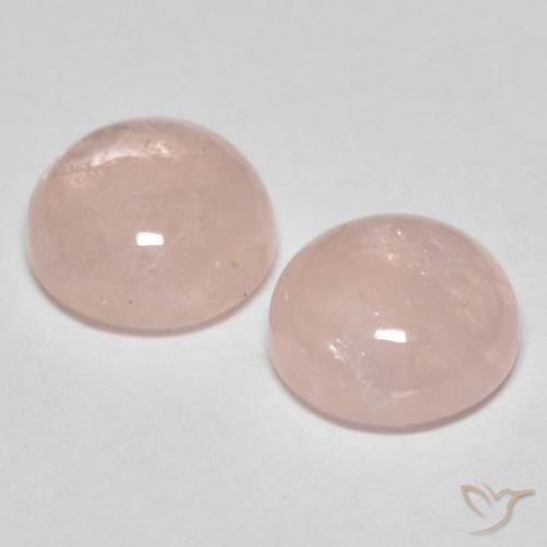 Pedras preciosas de Morganita rosa médio natural de 4.25 ct, Redondo, Translúcido