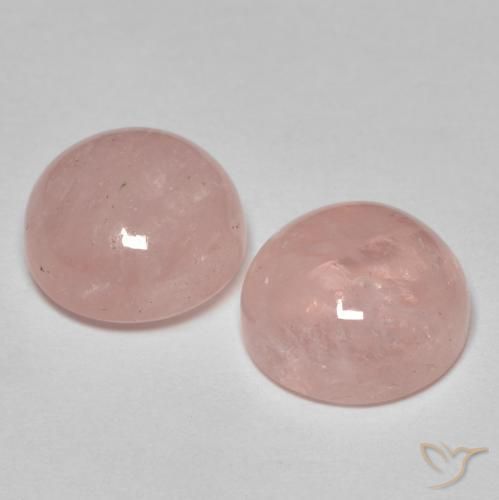 Pedras preciosas de Morganita Rosa Flamingo natural de 9.29 ct, Redondo, Translúcido