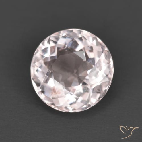 Morganita Luz rosa Natural 1.20ct, Redondo, VS