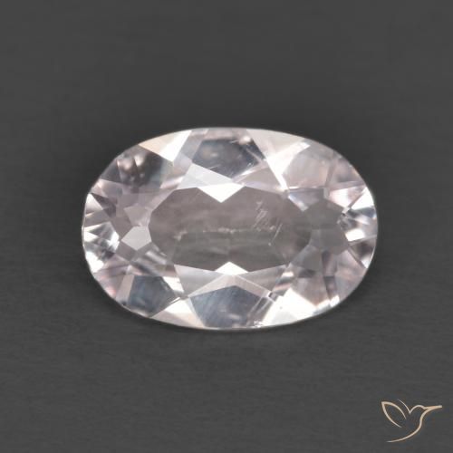 0.72ct Natural Luz rosa Morganita, oval, VS