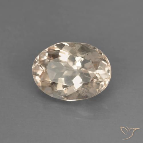 Morganita Rosa salmão Natural 1.08ct, oval, VVS-VS