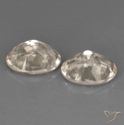 Pedras preciosas de Morganita rosa médio natural de 2.33 ct, oval, VVS-VS