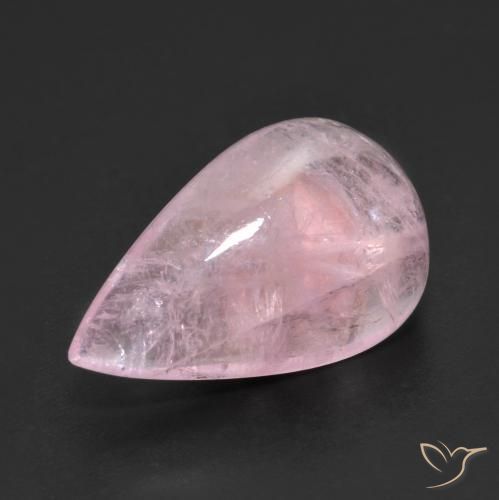 Morganita Luz rosa Natural 8.04ct, Formato de pêra, Translúcido