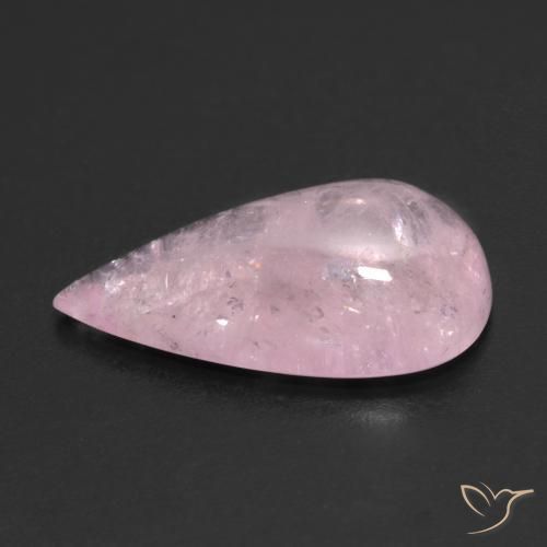 Morganita Luz rosa Natural 8.04ct, Formato de pêra, Translúcido
