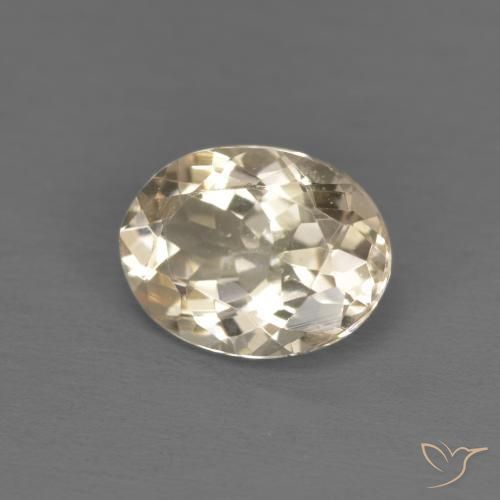 Morganita Dourado claro Natural 1.09ct, oval, VVS-VS