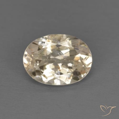 1.18ct Natural Creme Morganita, oval, VS